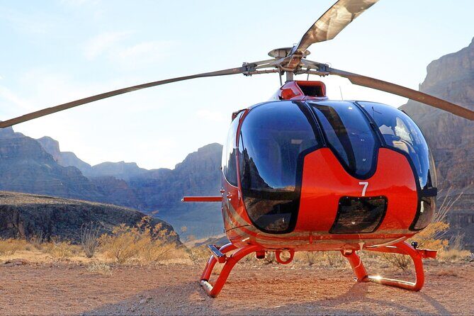 Grand Celebration Helicopter Tour with Black Canyon Rafting - Descending into the Grand Canyon