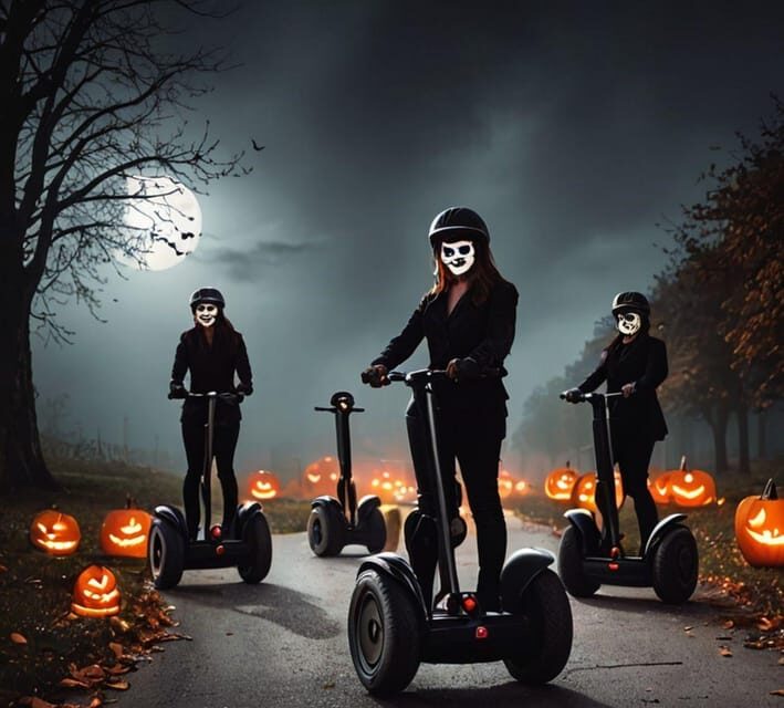 Halloween Segway Night Tour in Athens - The Itinerary in Detail