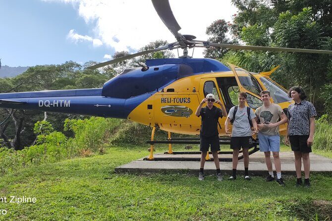 Heli-Ziplining Adventure in Fiji - Transportation, Timing, and Group Size