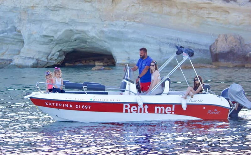 Hersonissos: Rent a Boat - No License Needed - The Itinerary in Detail