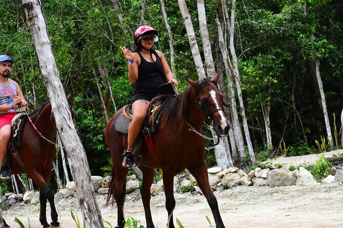 Horseback Riding, ATV (shared), Cenote & Zipline Combo 4X1 from Playa del Carmen - An In-Depth Look at the 4-in-1 Adventure