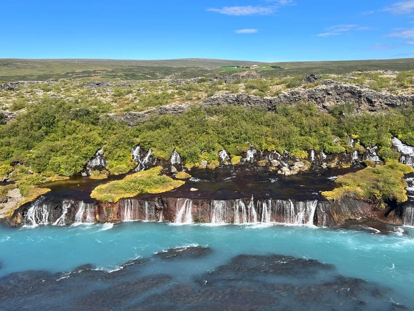 Hraunfossar, Barnafoss+Hvamsvik hot spring Private tour - FAQs