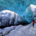 Ice Cave and Glacier walk into blue glacier canyon - The Bottom Line