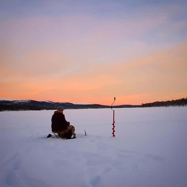 Ice-Fishing by Foot on Lake Ylläsjärvi - In-Depth Review: Ice-Fishing on Lake Ylläsjärvi