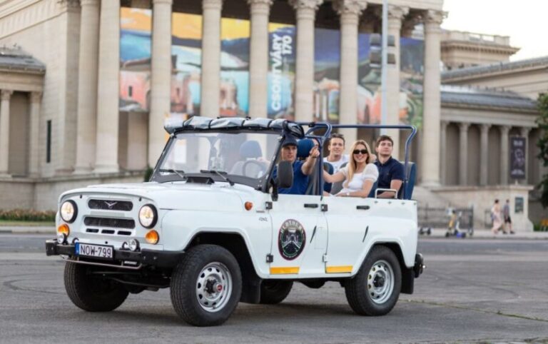 Iconic Budapest tour with Classic Russian Jeep and G-Wagon - An Adventure That Combines Comfort, Style, and Insight
