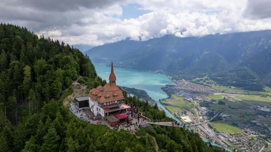 Interlaken: City Tour and Harder Kulm Funicular Ride - Reaching the Summit: Harder Kulm