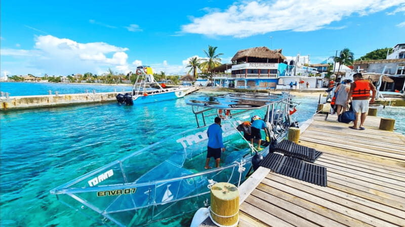 Isla mujeres: 100% transparent boat ride on board the boat - How This Tour Fits Into Your Isla Mujeres Visit