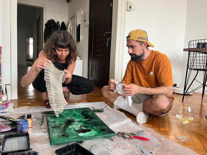 Istanbul: Wine and Paint Workshop with Turkish Fabrics - Value and Practical Considerations