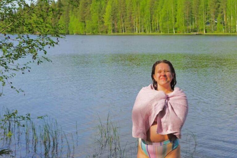 Jyväskylä: Evening Sauna with Lake Swim & Campfire Snacks - A Genuine Finnish Sauna Experience in Jyväskylä