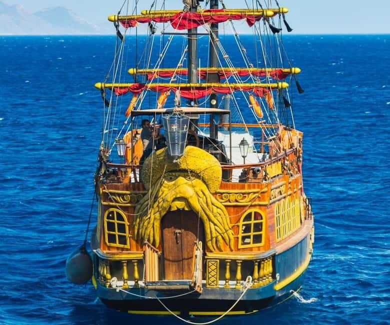 Kardamaina: Pirate Boat Cruise to 3 Bays with BBQ Lunch - The Sum Up