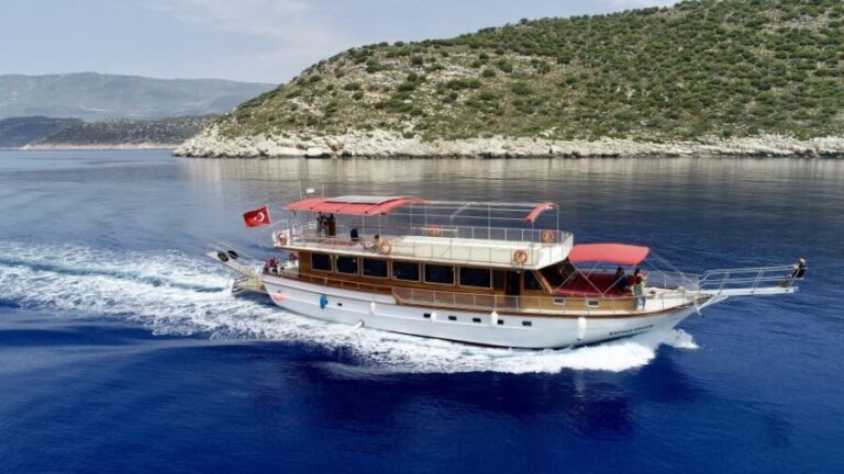 Kas: Kekova Island Sunken City & Historical Sites Boat Tour - Detailed Breakdown of the Itinerary