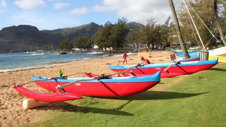 Kauai: Outrigger Canoe Surfing - A Deep Dive into Kauais Outrigger Canoe Surfing Experience