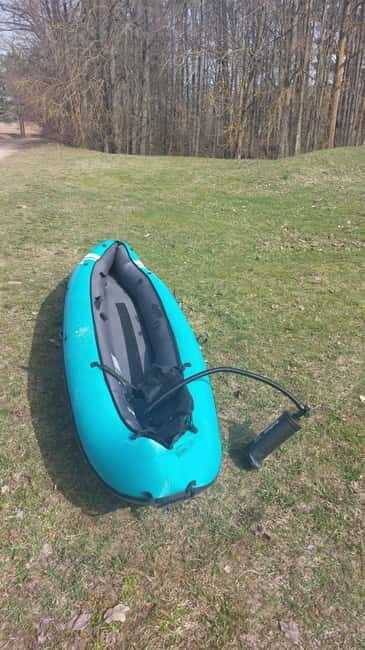 Kayak at the Latvian-Lithuanian border, biggest inland dune - Authenticity and Value