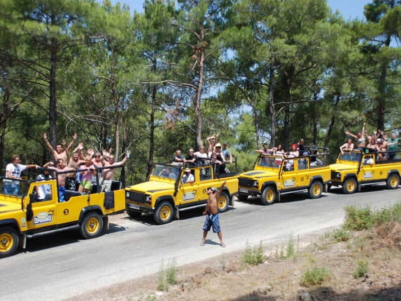 Kemer: Jeep Safari Tour with Lunch at Riverside