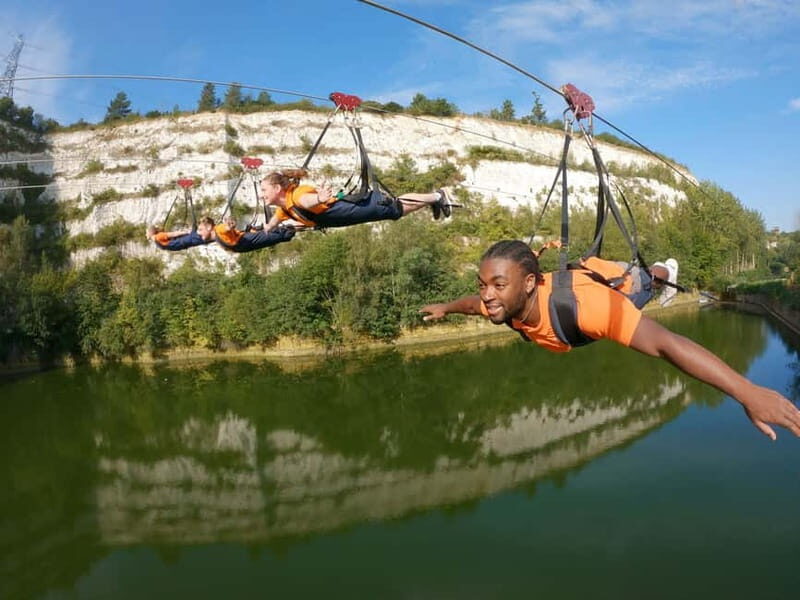 Kent: Zipline Experience - The Experience Itself: Flying Over Lakes and Cliffs