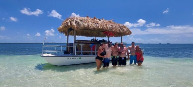 Key West: Private Florida Keys Sandbar Tiki Boat Cruise - Detailed Breakdown of the Experience