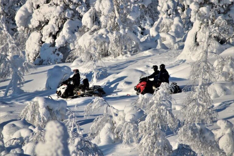 King of Ylläs: Snowmobiling to the Hill - An In-Depth Look at the King of Ylläs Snowmobiling Tour