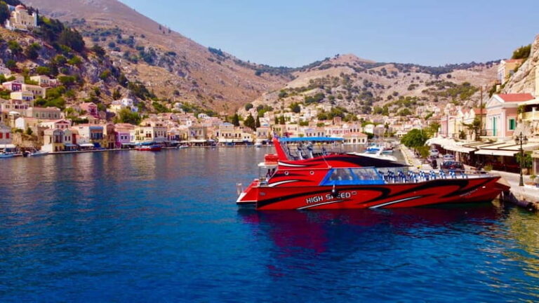 Kolymbia: High-Speed Boat to Symi Island & St George's Bay - The Full Experience: From Departure to Return