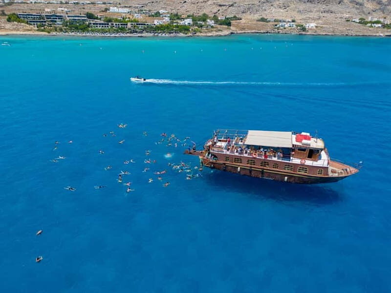 Kolympia : Transfer & Cruise to Lindos with 3 Swimming Stops - The Lindos Stop