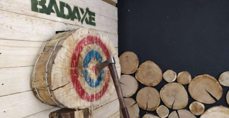 Krakow: Axe Throwing Fun - The Equipment and Extras