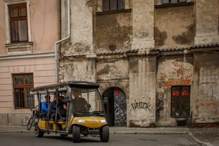 Krakow: City Sightseeing Tour by Shared or Private Golf Cart - What Each Stop Offers
