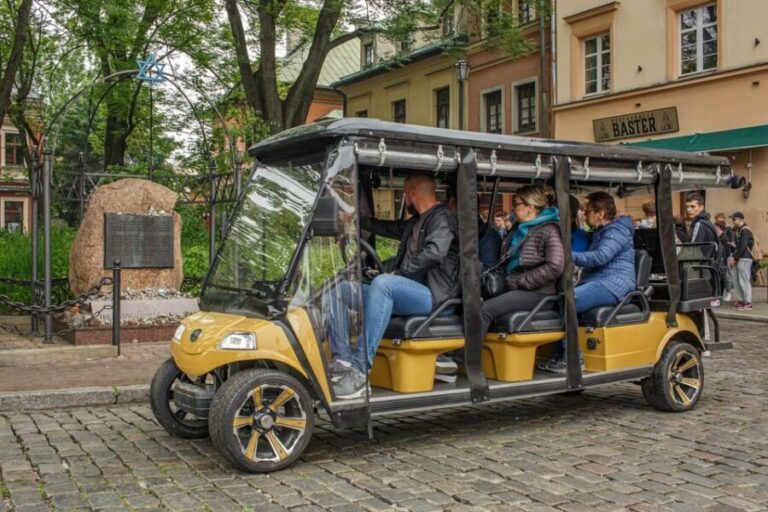 Krakow: Extended City Sightseeing Tour - Eco Buggy Golf Cart - Itinerary Breakdown: What You’ll See and Experience