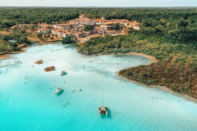 Lagoon of 7 colors from Costa Maya - Boat Tour and transportation