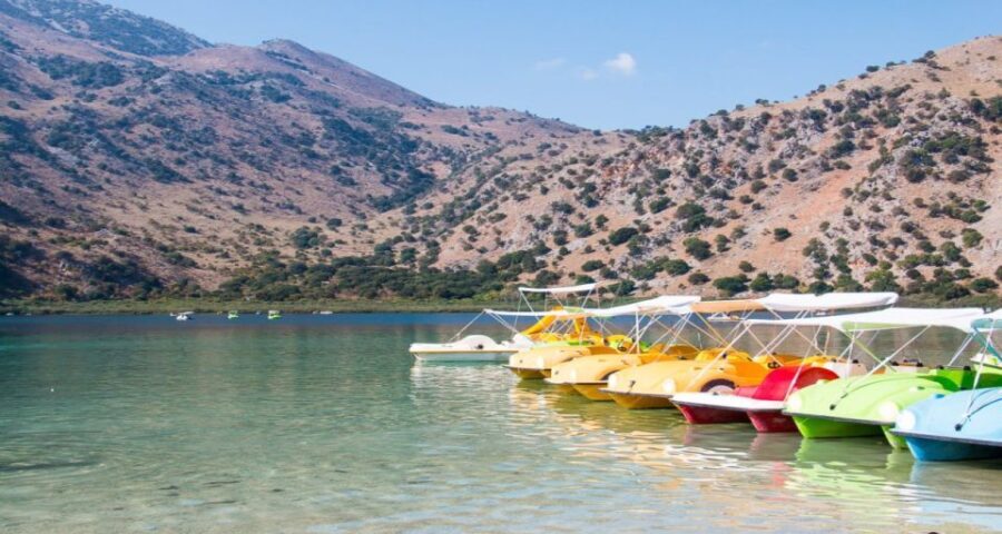 Lake Kournas: Pedal Boat Rental With Transfer - The Sum Up