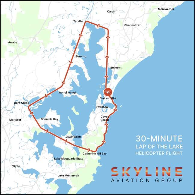 Lake Macquarie: 30-Minute Lap of the Lake Helicopter Flight - Lake Macquarie: 30-Minute Lap of the Lake Helicopter Flight