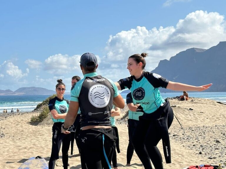 Lanzarote: dynamic surf lessons with friends or private lessons in Famara - Who This Tour Is Best For