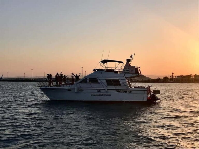 Larnaca: Sunset Cruise  Deep Blue Luxury Yacht - A Closer Look at the Sunset Cruise Experience