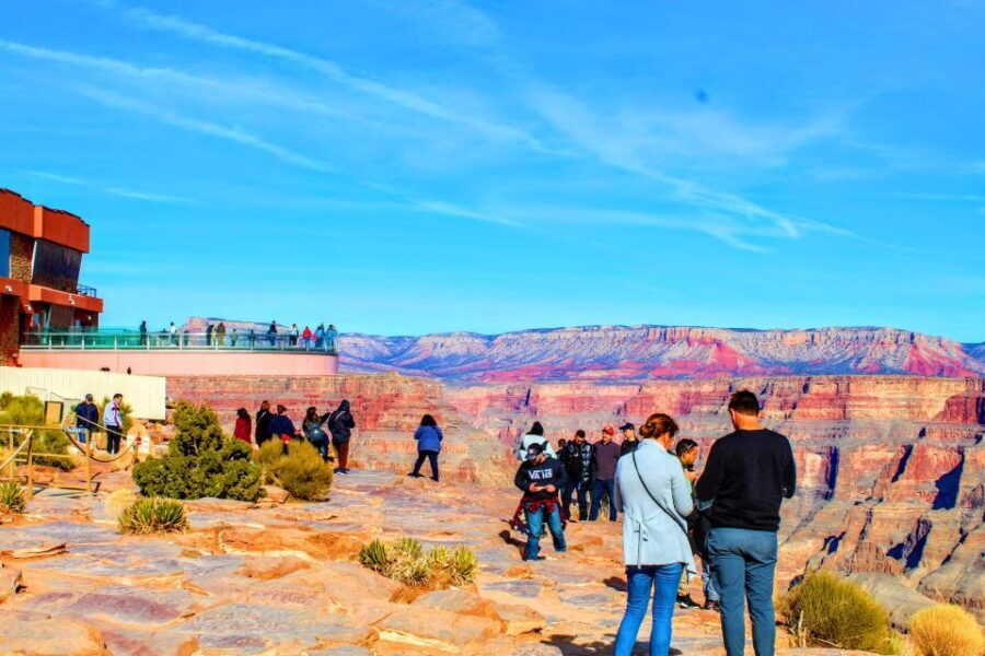 Las Vegas: Grand Canyon West Bus Tour with Guided Walk - The Itinerary in Detail