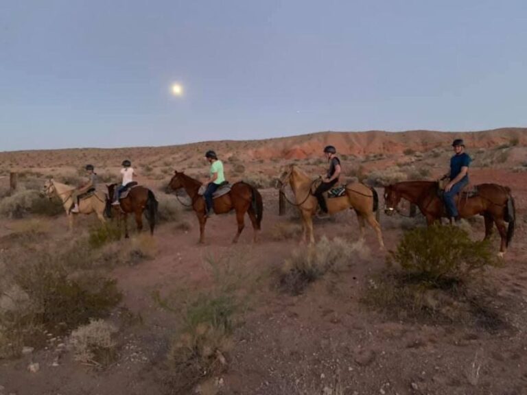 Las Vegas: Sunset Horseback Riding Tour with BBQ Dinner - What the Ride Looks Like: Trails and Views