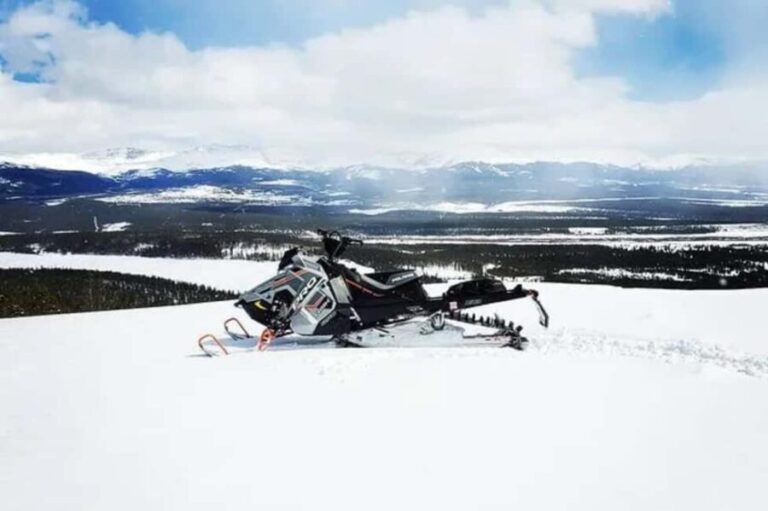 Leadville: Guided Snowmobile High Adventure Tour - The ride: Terrain, views, and skill development