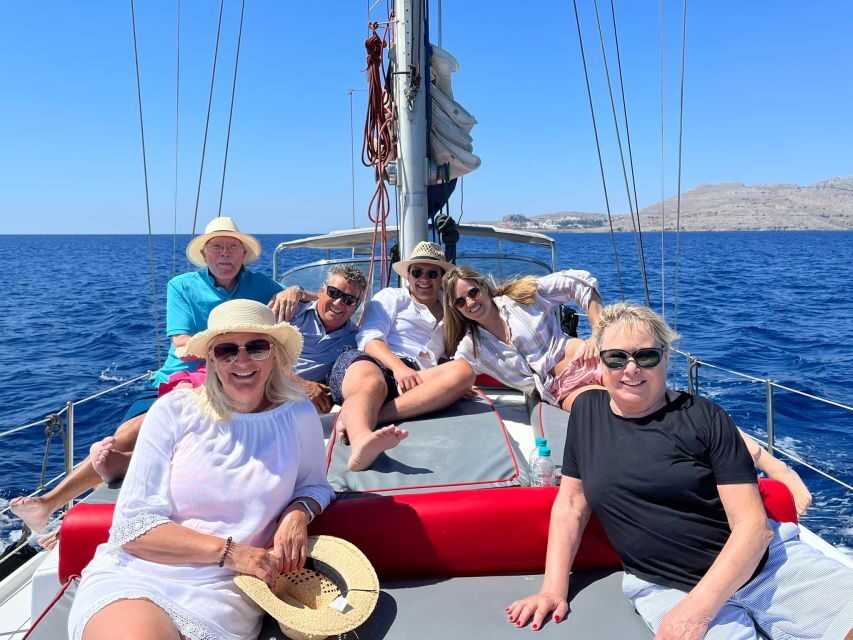 Lindos: Sailboat Cruise with Prosecco and more - The Sum Up