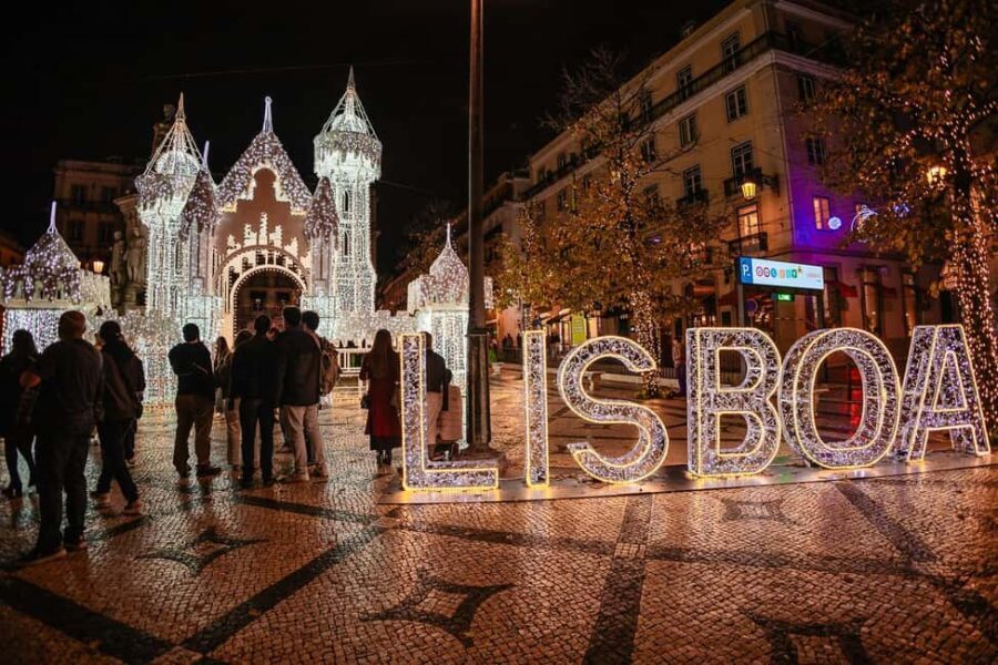 Lisbon: Christmas Lights Private & Flexible Walking Tour - What to Expect on the Tour