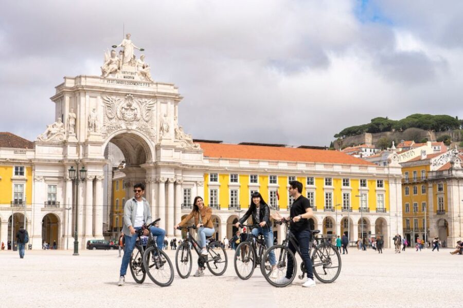 Lisbon: Guided Bike Tour, Helicopter Flight, and Boat Trip - Itinerary Breakdown: Land, Air, and Sea