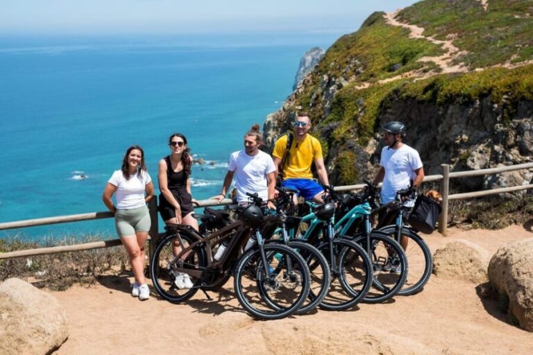 Lisbon: Sintra, Cascais, Cabo da Roca by E-Bike + Transfer - The Van Ride to Sintra