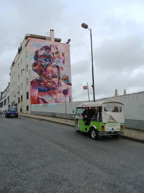 Lisbon Street Art by Tuk Tuk : Graffiti & Murals Discovery - The Itinerary in Detail