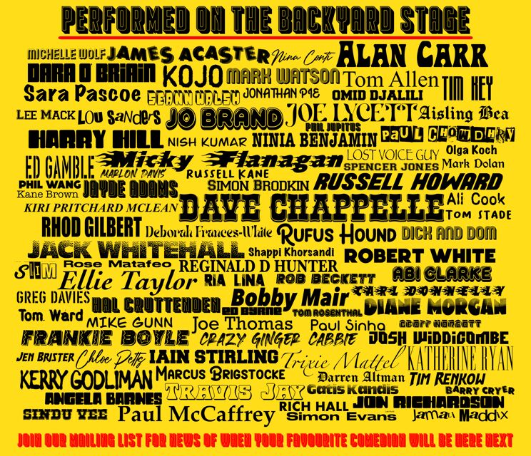 London: Friday Night at The Backyard Comedy Club - The Venue and Atmosphere