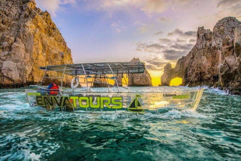 Los Cabos Arch & PelicanRock Cabo San Lucas CrystalBoat Tour - FAQs