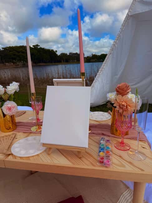 Luxury Outdoor Sip & Paint Experience- Near Miami - In-Depth Review of the Miami Outdoor Sip & Paint Experience