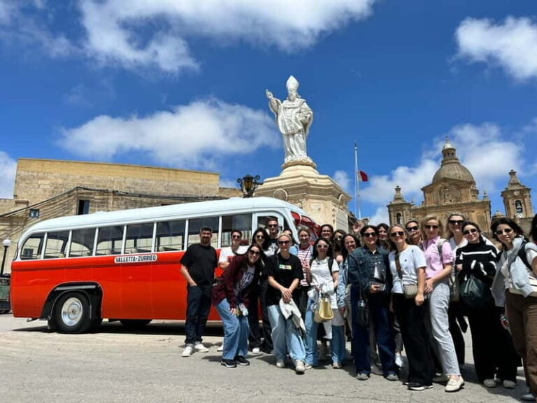 Malta: 5 hr Vintage Bus Tour - Mdina & Blue Grotto inc. food - Why This Tour Works for Travelers
