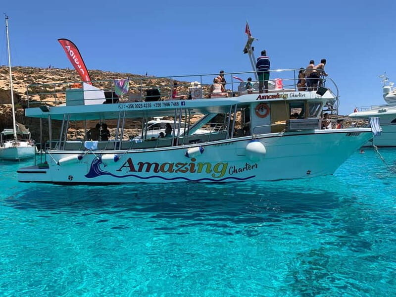 Malta Coastline Cruise: Comino, Blue Lagoon & Crystal Lagoon