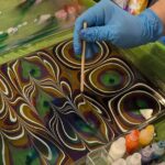 Marbled Silk Scarf, Trucker Hat, Sketchbook or 4 Pieces of Paper - Who Should Consider This Experience?