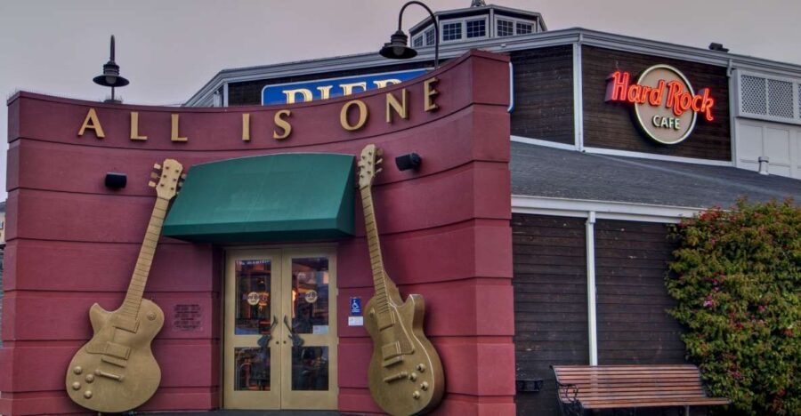 Meal at Hard Rock Cafe San Francisco at Pier 39 - A Detailed Look at the Experience