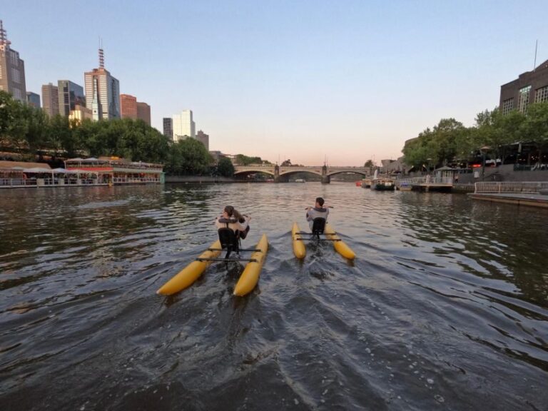 Melbourne: Yarra River Twilight Waterbike Tour - The Sum Up