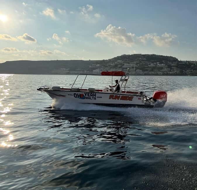 Mellieha Bay: Parasailing - The Boat and Safety Measures
