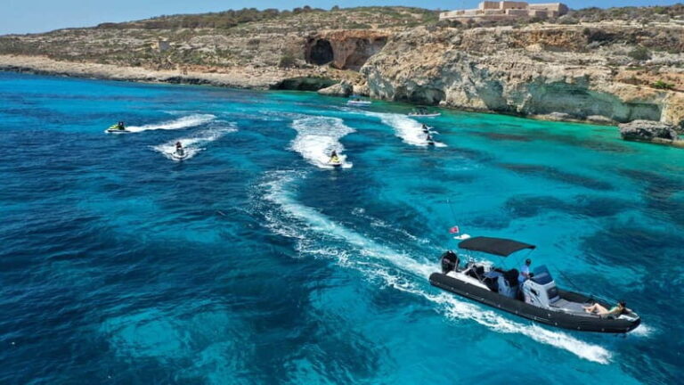 Mellieha: Comino and Blue Lagoon Jet Ski Safari Tour at 3 PM - Discovering Comino Island and Its Hidden Gems