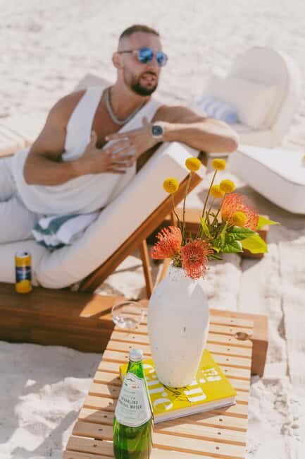 Miami: Private Beach Lounge and Picnic Set Up - The Sum Up